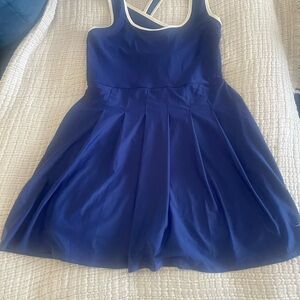 Prince/Pickleball Blue Scoop Neck Sundress
